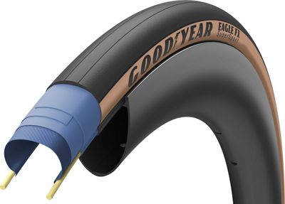 Goodyear Eagle F1 SuperSport Road Tyre - Black-Tan - 700c}, Black-Tan