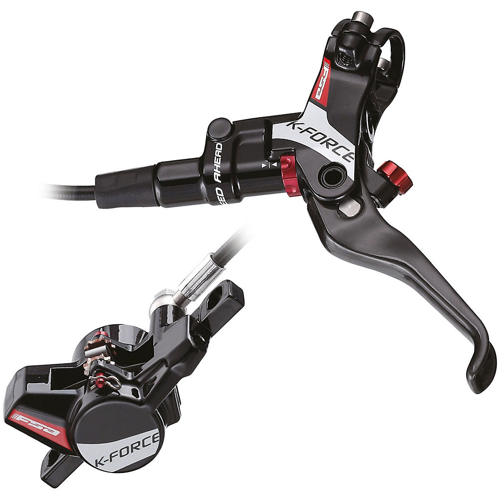 FSA K-Force MTB Disc Brake - Noir/Rouge/Blanc - Rear, Noir/Rouge/Blanc
