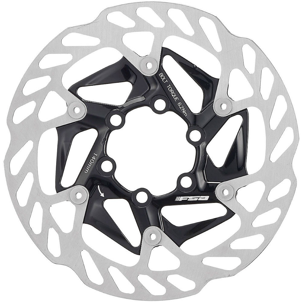 FSA K-Force We Disc Brake Rotor - Noir argent - 140mm, Noir argent