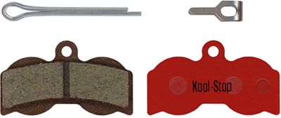 Kool Stop Hope XC 4 MTB Disc Brake Pads - Red - Pair, Red