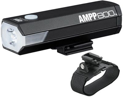 Cateye AMPP 800 Helmet Mount Version - Black, Black