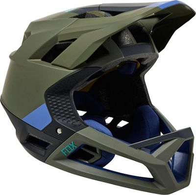 Fox Racing Proframe Full Face MTB Helmet - Green - S}, Green