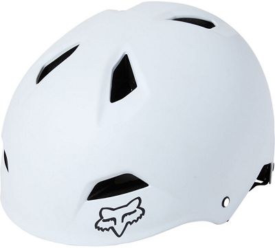 Fox Racing Flight Sport Hardshell MTB Helmet - White-Black - S}, White-Black