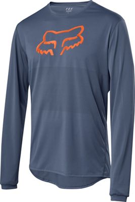 Fox Racing Ranger Long Sleeve Foxhead Jersey - Bleu acier, Bleu acier