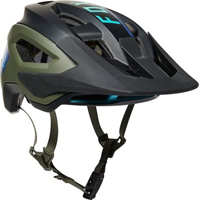 Fox Racing Speedframe Pro MTB Helmet (MIPS) - Black-Green - M}, Black-Green