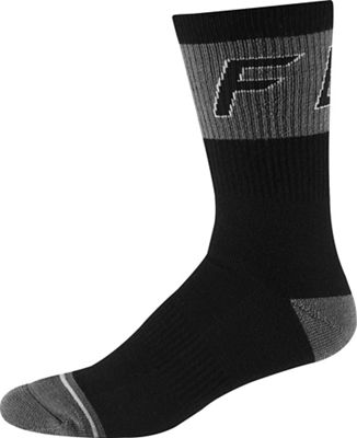 Fox Racing 8 Winter Wool Socks - Black - L/XL, Black