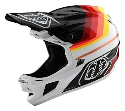Troy Lee Designs D4 Mirage Carbon Helmet (MIPS)  - Nero/Rosso, Nero/Rosso