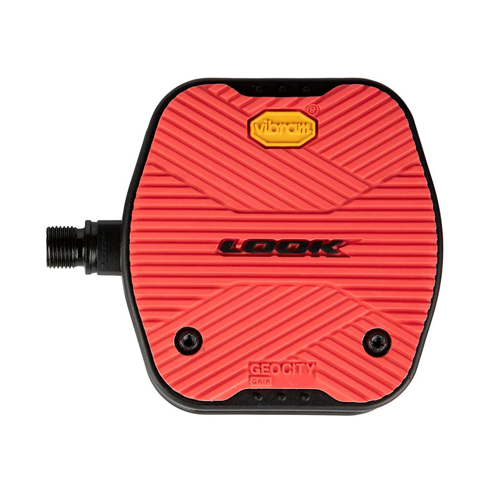 Look Geo City Grip Flat Pedals 2021 - Rouge, Rouge