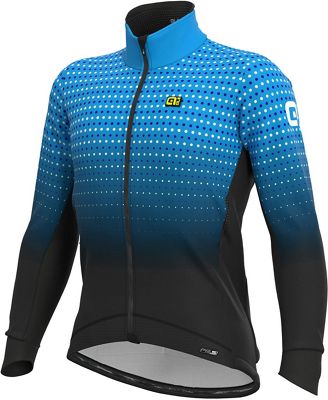 Maglia Alé PR-S Bullet Winter DWR - nero blu ciano} - S}, nero blu ciano}