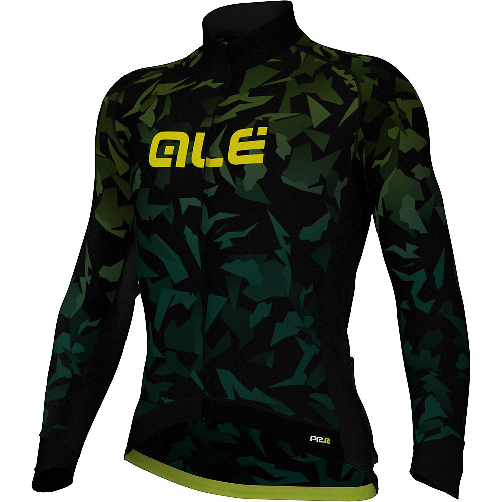 Alé Glass Jersey - Noir-Vert - XL, Noir-Vert