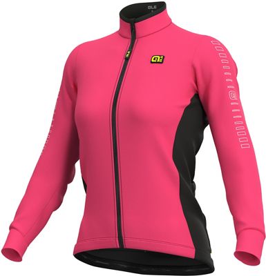 Alé Women's Solid Fondo Long Sleeve Jersey - Fluro Pink, Fluro Pink