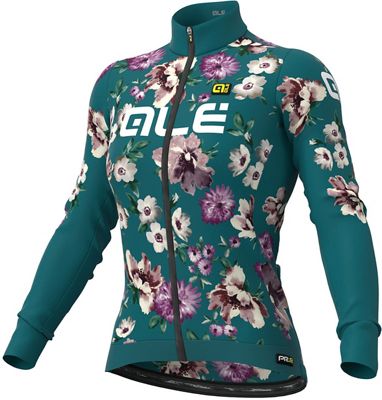 Alé Women's Graphics PRR Fiori Winter Jersey - Green - XXL}, Green