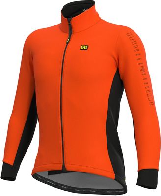 Alé Solid Fondo Winter Jacket - Black-Orange - S}, Black-Orange