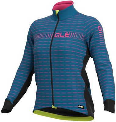 Alé Women's Graphics PRR Green Road Jacket - Azure Blue-Fluro Pink, Azure Blue-Fluro Pink