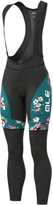 Alé Women's Graphics PRR Fiori Bib Tights - Vert - XS, Vert