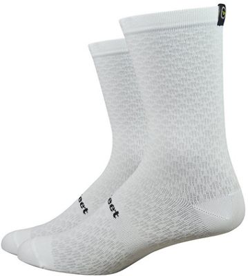 Defeet 6" Evo Mont Ventoux Socks SS20 - White - S}, White