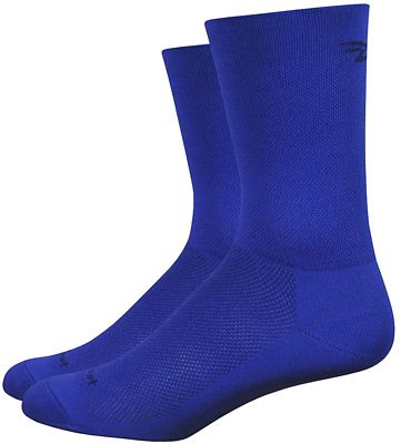Defeet Aireator D-Logo Double Cuff Socks  - blu scuro, blu scuro