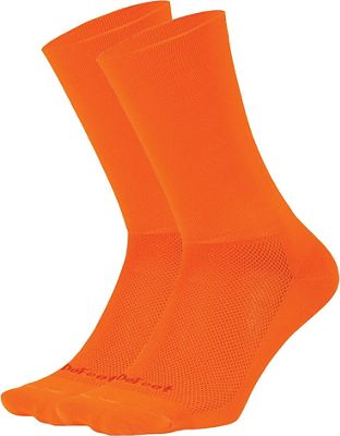 Defeet Aireator D-Logo Double Cuff Socks  - Orange, Orange