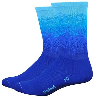 Defeet Aireator 6" Branstormer Ombre Socks SS20 - Blue - M}, Blue