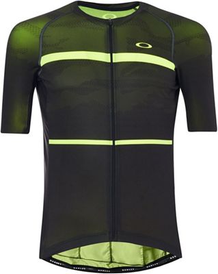 Oakley Jawbreaker Road Jersey 2018 - Blackout-Hi-Vis Yellow, Blackout-Hi-Vis Yellow