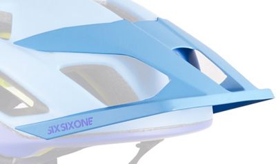 SixSixOne Crest MTB Helmet Visor 2020 - Blue - One Size}, Blue