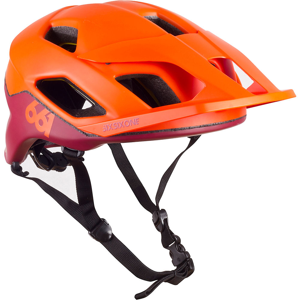 SixSixOne Crest MIPS MTB Helmet 2020 - Orange - XL/XXL, Orange