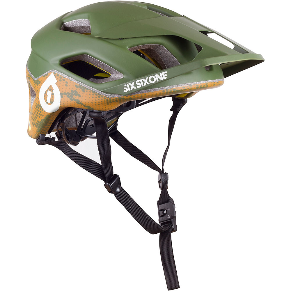 SixSixOne Summit MIPS MTB Helmet 2020 - Digi Green - M/L, Digi Green