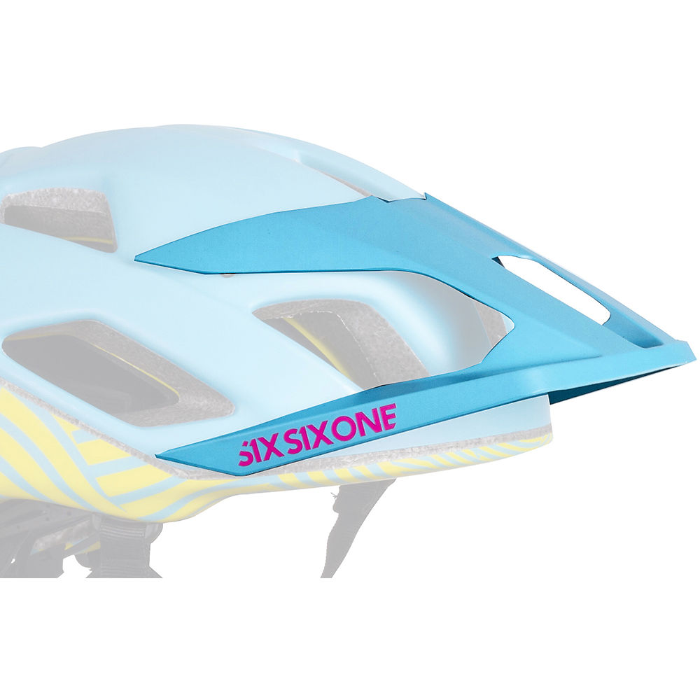 SixSixOne Summit MTB Helmet Visor 2020 - Dazzle Blue - One Size, Dazzle Blue