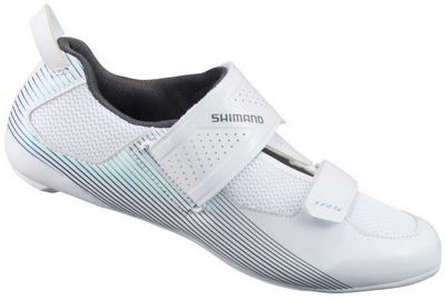 Shimano Women's TR5 Triathlon Cycling Shoes 2021 - White - EU 39}, White