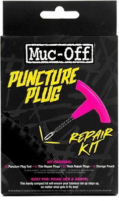 Muc-Off Puncture Plug Tubeless Repair Kit - Noir, Noir