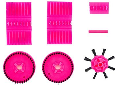 Muc-Off X-3 Chain Cleaner Spare Parts Kit - Pink - n-a}, Pink