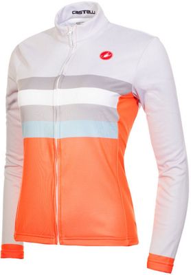 Castelli Women's Movimento Thermal LS Jersey  - Pink-Winter Sky-Grey, Pink-Winter Sky-Grey