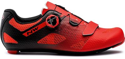Scarpe da strada Northwave Storm Carbon - rosso - nero - EU 42, rosso - nero