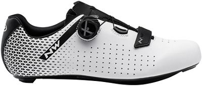 Scarpe da strada Northwave Core Plus 2 - bianco - nero - EU 39, bianco - nero