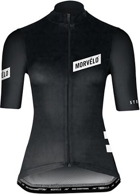 Morvelo Women's Stealth SS Jersey - Noir - blanc, Noir - blanc
