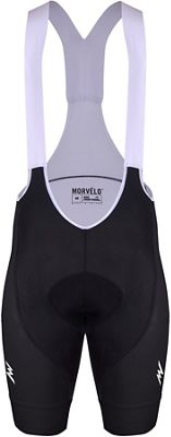 Morvelo Stealth Bib Shorts - Noir - blanc - XL, Noir - blanc