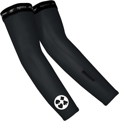Morvelo Unity Arm Wamers - Noir - blanc, Noir - blanc