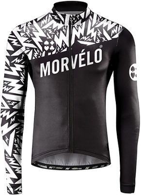 Morvelo Thermoactive Unity LS Jersey - Noir - blanc, Noir - blanc