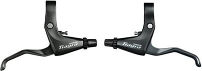 Shimano Tiagra 4700 Flat Bar Brake Levers - AU - Black - Pair, Black