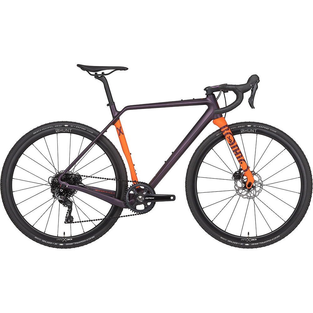 Rondo Ruut X Gravel Bike 2021 - Eggplant - Orange, Eggplant - Orange