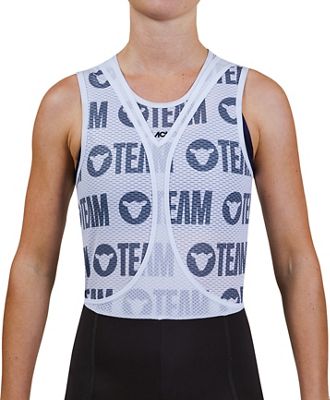 Black Sheep Cycling Women's Essentials TEAM Base Layer - Blanc, Blanc