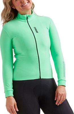 Black Sheep Cycling Women's Elements LS Thermal Jersey - Vert, Vert