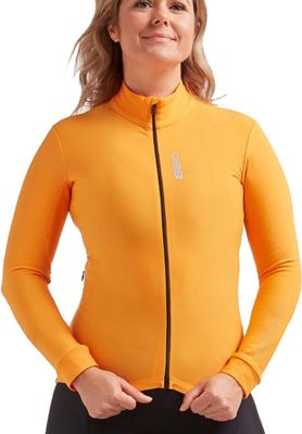 Black Sheep Cycling Women's Elements LS Thermal Jersey - Orange, Orange