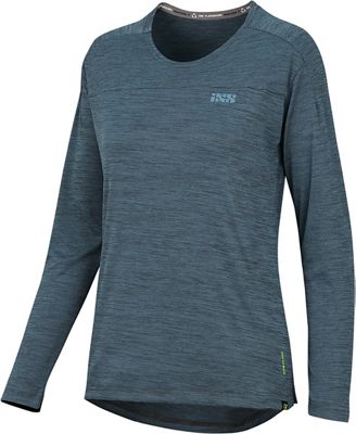 IXS Women's Flow X Long Sleeve Jersey 2021 - Ocean - XL, Ocean