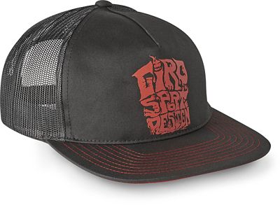 Giro Retro Trucker Cap 2019 - Black Red Ghouls - One Size, Black Red Ghouls
