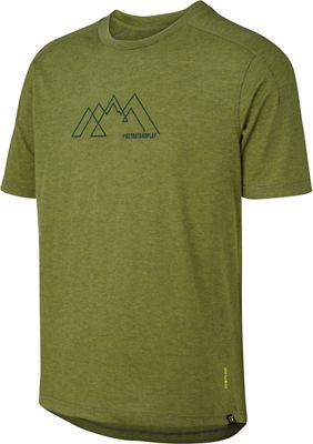 IXS Flow Tech Tee 2021 - oliva, oliva