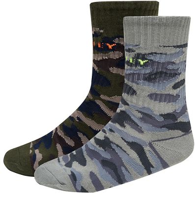 Click to view product details and reviews for Oakley Camo Socks 2 Pack Grey Camo Grey Camo.