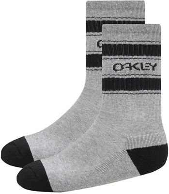 Oakley B1B Icon Socks (3 Pack)  - New Granite Heather, New Granite Heather