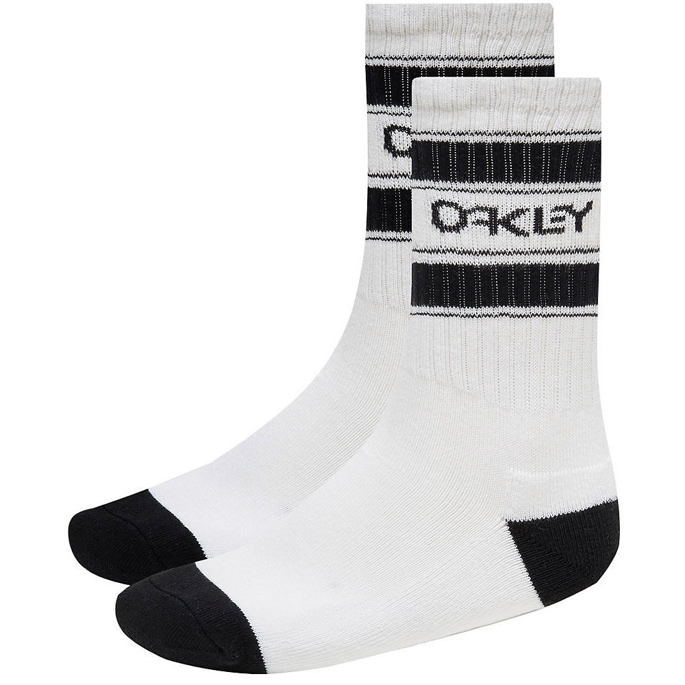 Oakley B1B Icon Socks (3 Pack)  - Blanco - M, Blanco