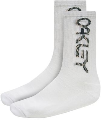 Oakley B1B Socks 2.0 (3 Pack) - White - L}, White